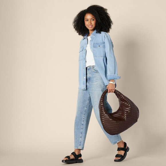 Versatile Women's Woven Faux Leather Shoulder Bag - Perfect Daily Accessory - Picture 2 of 4